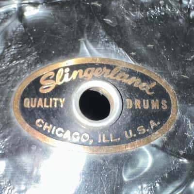 Slingerland Slingerland 1956-58 approx - Black Diamond Pearl - 20/12/14 image 21