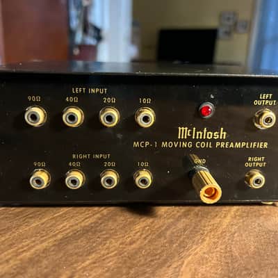 McIntosh MCP1 Moving Coil Phono Preamp 1982 - 1987 - Black image 1