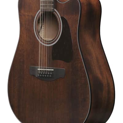 Ibanez AW5412CE-OPN Artwood AW Acoustic Guitar 12-String - Open Pore Natural image 9