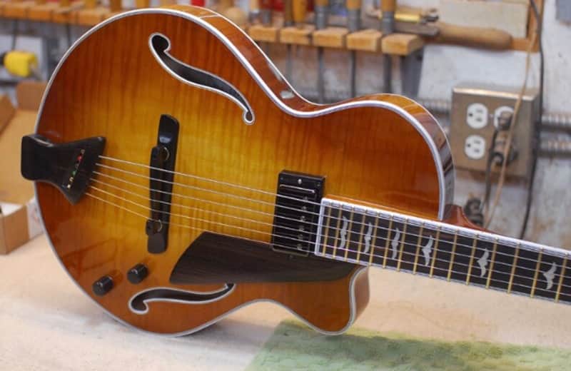 Holst Custom 14" Archtop 2018 ( VIDEO ) similar to Andersen Archie or Victor baker model 14 image 1