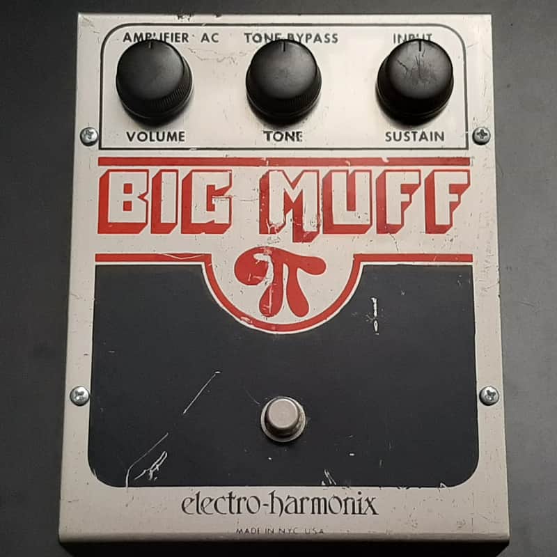 1978 - Op-Amp - Vintage Electro-Harmonix Big Muff Pi V5 (Op Amp Tone Bypass) 1978 - 1980 - Silver image 1