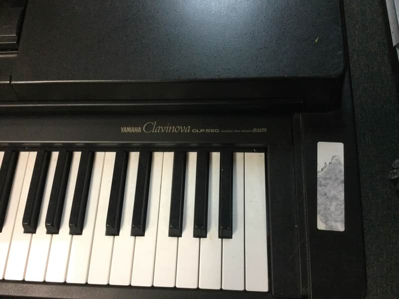 Yamaha Clavinova CLP-550 Black and White | Reverb