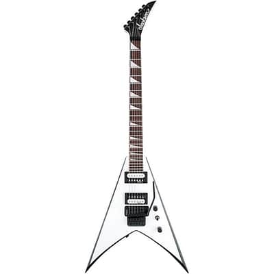 Jackson JS Series King V JS32 Electric Guitar White with 2024 - Black Bevels image 4