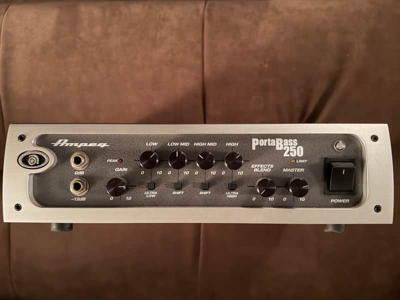 Ampeg PB-250 PortaBass 250-Watt Bass Amp Head | Reverb