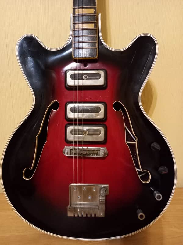 Orfeus Orpheus Hebros Super Electric Guitar Vintage 1970 image 1