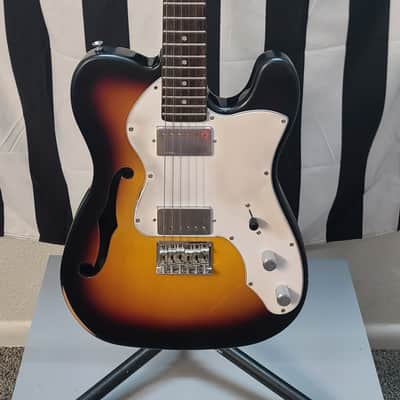 Telecaster Deluxe HH Lightly Aged Relic by AGA 2020s - Vintage Tobacco Sunburst image 2