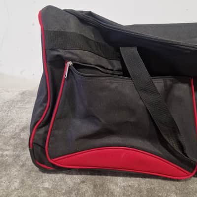 Humlin Wheel-On Drum Percussion Case - Black/red – Drum Case - Good image 8