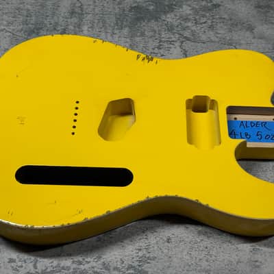 Real Life Relics 60’s Style Tele® Telecaster® Body HS Double Bound Humbucker/Single Aged Graffiti Yellow