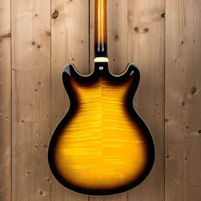 Ibanez AS93FM - Amber-Yellow Sunburst image 2
