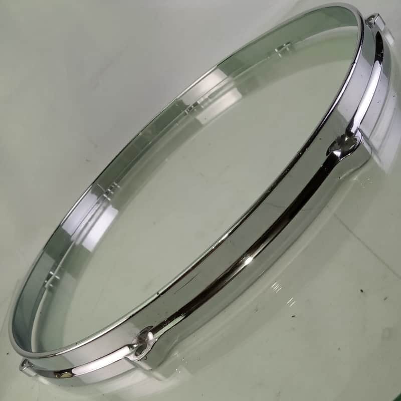 Gretsch 16"Die-Cast 8Lug Floor Tom Drum Rim Hoop Vintage 70s Chrome SSB StopSign image 1
