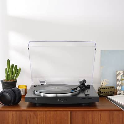Audio-Technica AT-LP3XBT-BK Bluetooth Turntable Belt Drive Fully Automatic 33/45 (Black) image 7