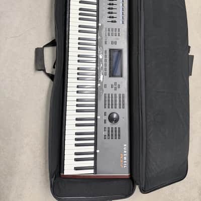 Kurzweil PC3A7 Performance Controller Keyboard 2014 - Dark Gray / Faux Wood End Panels