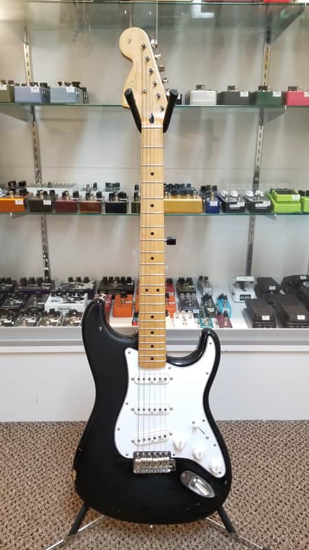 used 2015 Fender Jimi Hendrix Artist Series Signature Stratocaster in Black with Upgraded Pickups!