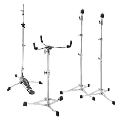 DW DWCP6000ULPK 6000 Ultra Light Series Drum Hardware Pack w/ Hi-Hat, Snare, Cymbal Stands and Bag