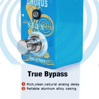 Stax Guitar Analog Chorus Pedal – BBD Circuit, Warm Ensemble Effect, True Bypass image 2