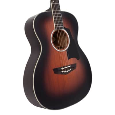 D'Angelico Excel Tammany Acoustic-Electric Guitar â€“ Mahogany Burst, Solid Sitka Spruce Top, Fishman Sonitone image 7
