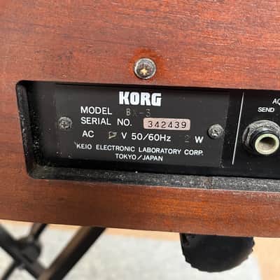 Korg BX-3 Digital Tonewheel Organ 1990s - Wood image 9