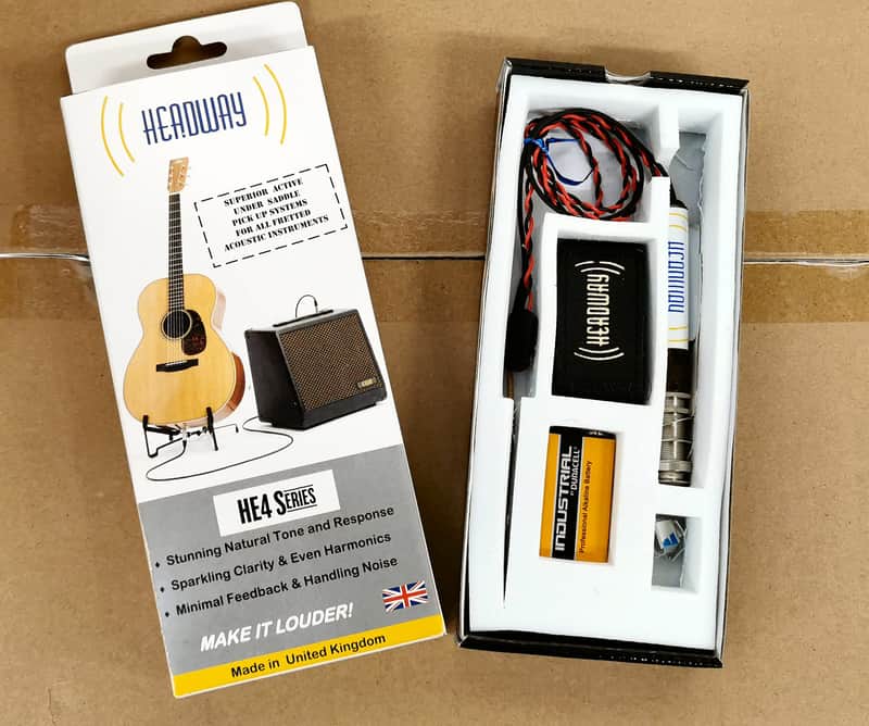 NOS Headway HE4 Pickup System for Classical Guitar image 1