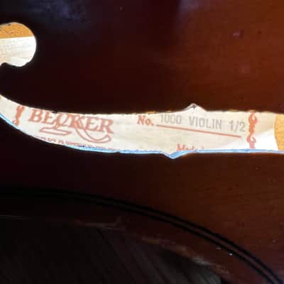 Becker 1000 Violin 1/2 image 5