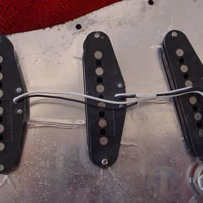 1979 Fender Stratocaster Original Pickguard Pickups Pots x-1 vintage USA image 4