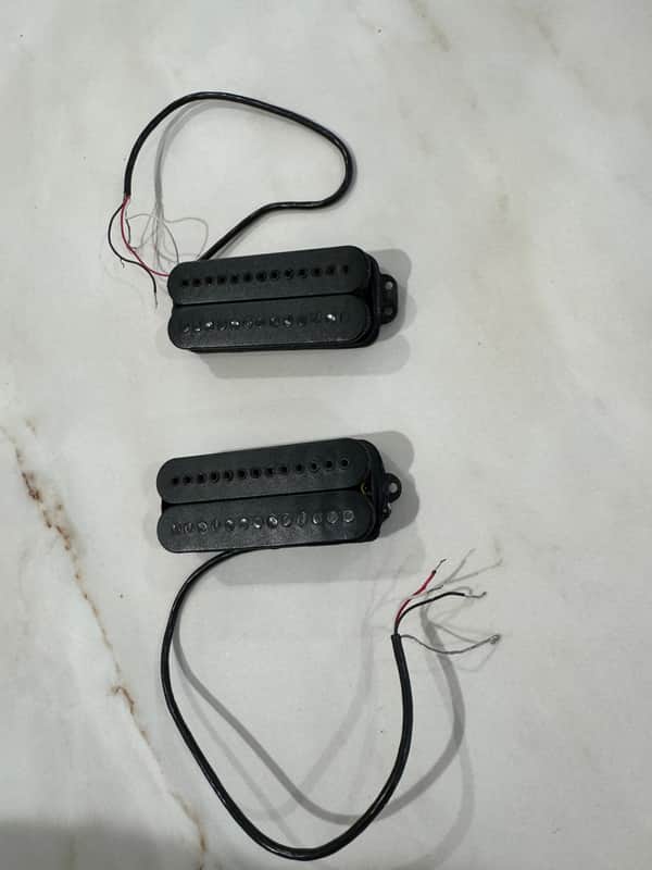 Carvin / Kiesel 7 string humbucker set 90s pickup Black image 1
