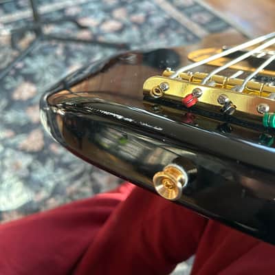 Squier 40th Anniversary Gold Edition Precision Bass 2022 - Present - Black image 5