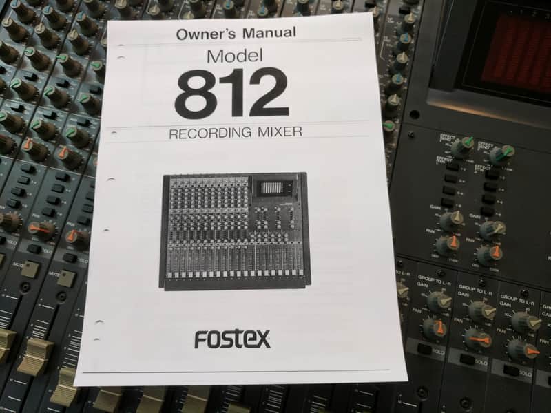 Fostex 812 80's Black | Reverb