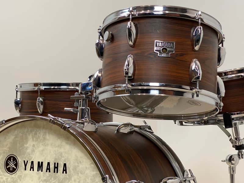 Yamaha 20/12/14/5.5x14". 1970s Vintage Drum Set - Walnut veneer. Birch shells. Ultra rare. image 1