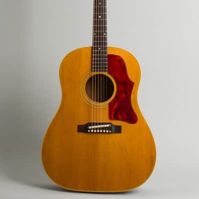 Gibson  J-50 Adj. Flat Top Acoustic Guitar (1965), ser. #364820, black tolex hard shell case. image 1