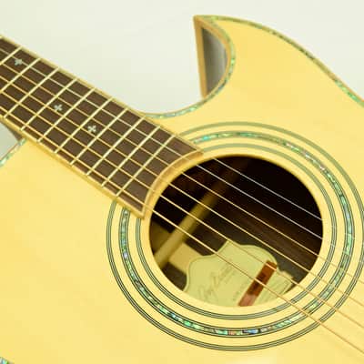 Samick ASMJR CE Acoustic/Electric Guitar All Solid Wood image 5