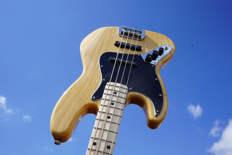 G&L USA Fullerton Deluxe JB MFD Vintage Natural/Maple Neck Left Handed 4-String Electric Bass Guitar w/ Gig Bag (2025) image 1
