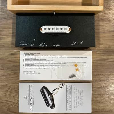 Seymour Duncan Zephyr Silver Strat Neck Pickup White 11209-03-W NOS Custom Shop USA image 4