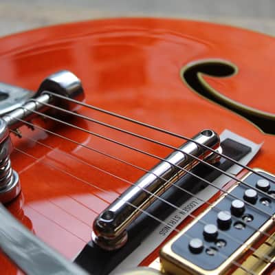 GRETSCH G6120DE Duane Eddy Signature Hollow Body Desert Sunrise, Hardcase, Papers, 3, 18 KG image 12