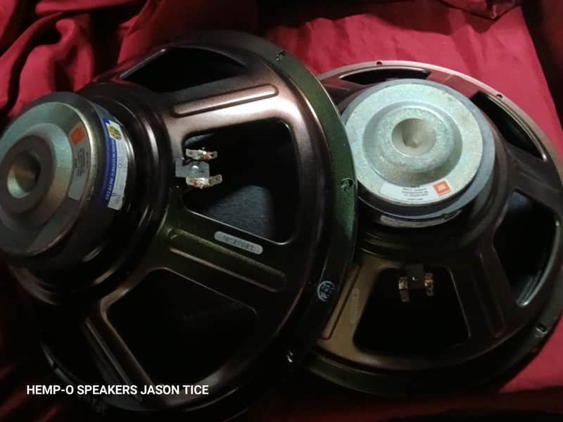JBL 615H X 15" WOOFER PAIR HOT RODDED WITH ELECTRO VOICE COMPONENTS PMR SPEAKERS PAIR! TWO!2000s image 1