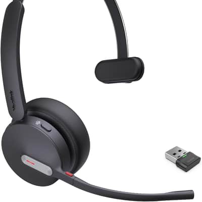 Yealink YEA-BH70, Mono Wireless Bluetooth Headset with Microphone for Work image 1