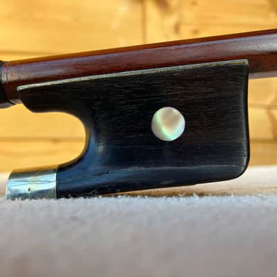 Double Bass Pernambuco French Bow - German Made 1st Half 20thC. Offers Welcome image 22