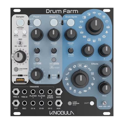 Knobula Drum Farm Drum Synth + Effects + Sampler