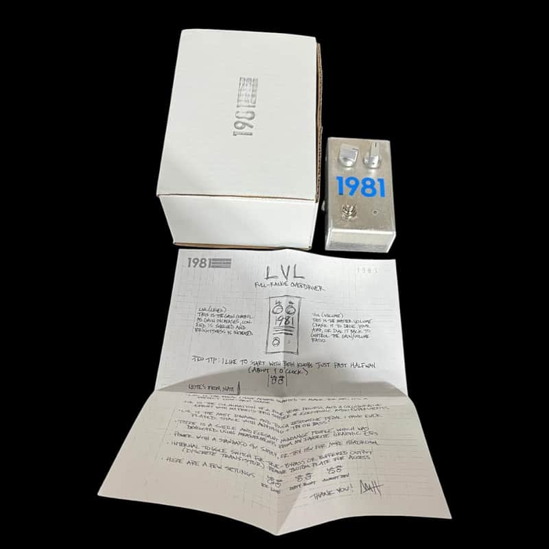 1981 Inventions LVL Full-Range Overdriver 2023 - Present - Various X14081 image 1