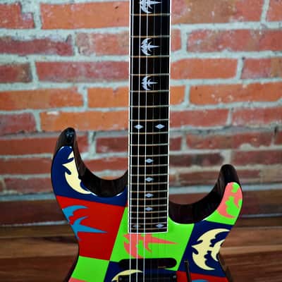 (Video Demo) ESP Custom Shop Chris Degarmo of “Queensryche” M-II 2005 Warhol Graphic OHSC image 6
