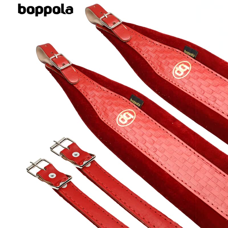 Accordion Shoulder Strap Boppola - Red on Red (Embosed) image 1