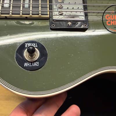 2022 Gibson Custom Shop Les Paul Custom Axcess Floyd Rose Olive Drab w/ OHSC + COA image 15