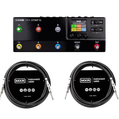 Line 6 HX Stomp XL + MXR 10' Instrument Cable (x2) image 1