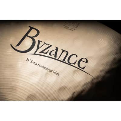 Meinl Byzance Traditional Extra Hammered Ride Cymbal 24" image 12