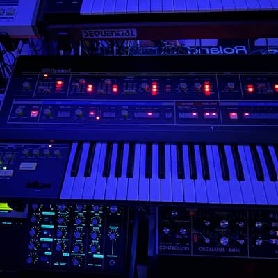 Roland Jupiter 6 61-Key Synthesizer 1983 - 1985 - Black image 12