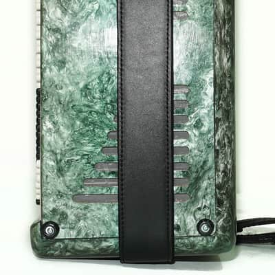 Russian Bayan Tulskiy, 3 Row Tula Chromatic Button Accordion, Vintage Music Box B System, New Straps and Soft Case, 2732 image 8