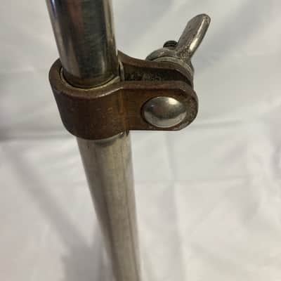 Gretsch - No. 4983 Flush Tripod Vintage, Flat-Base Snare Drum Stand Early 1960's - Nickel image 6