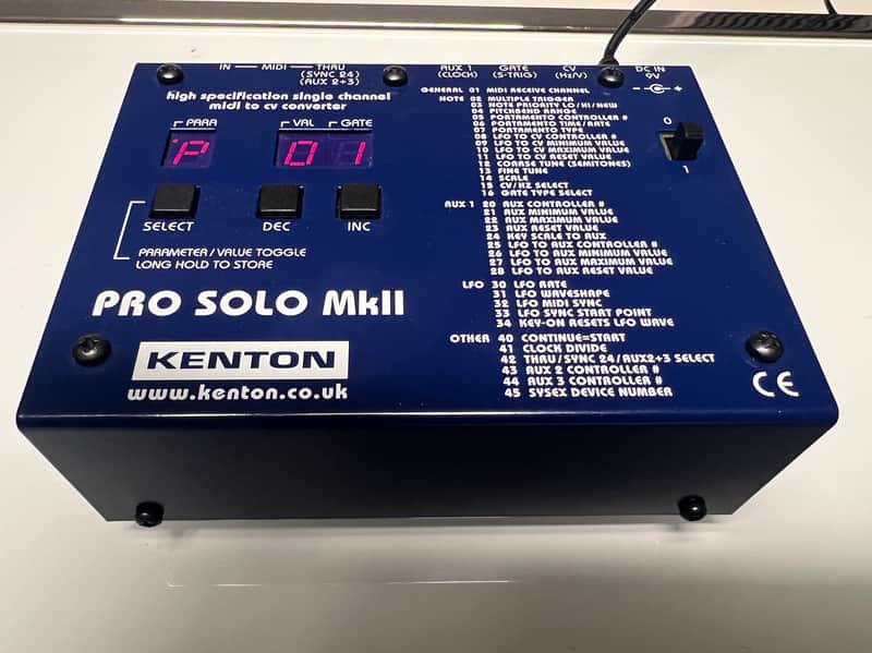 Kenton Pro Solo mk2 - Blue Midi CV converter image 1