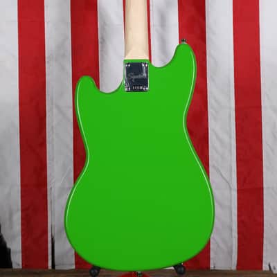 Squier Limited Edition Sonic Bronco Bass - Lime Green image 8
