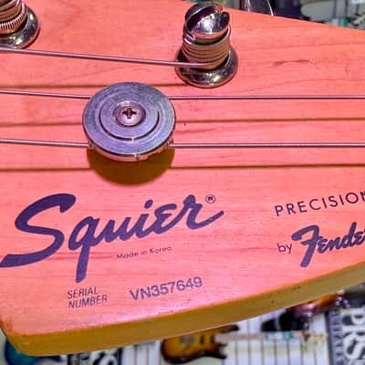 Squier Precision Bass, Satin Black Made In Korea - Pre Owned image 18