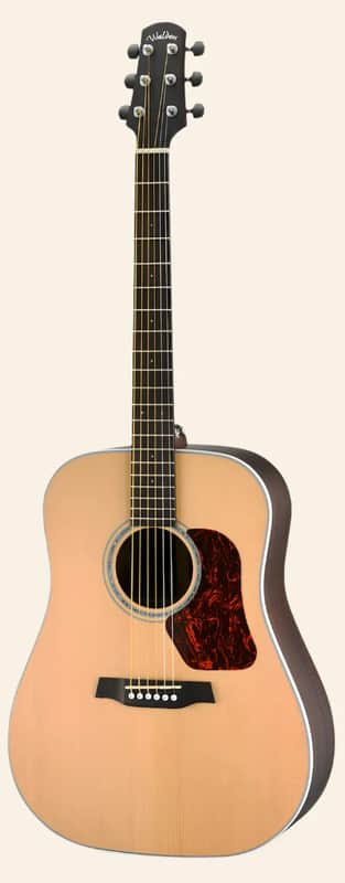 Walden D803E Natura All-Solid Sitka Ovangkol Dreadnought Acoustic-Electric - Satin Natural image 1
